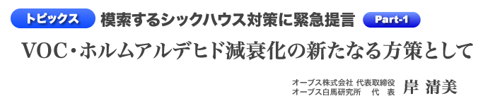 新たなる方策